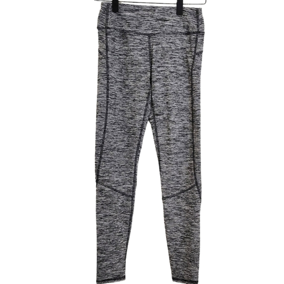 Hollister Pants - Hollister Black Gray Heather Patterned Tight Leggings Extra Small High Waist EUC